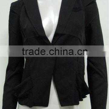 black casual fashion blazer women, ladies blazer designs