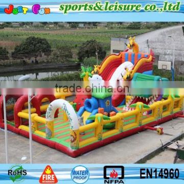 Hot Sale in Middle East giant kids air inflatable playground on sale