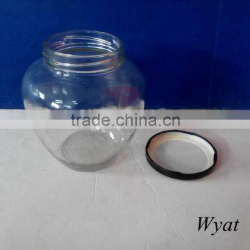 Wholesale 650ml 22oz Glass Food Storage Jars Glass Pickle Canister With Lids photo-4