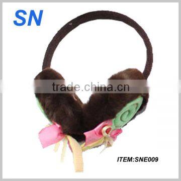 2014 cartoon Plush Earmuffs kids earmuff