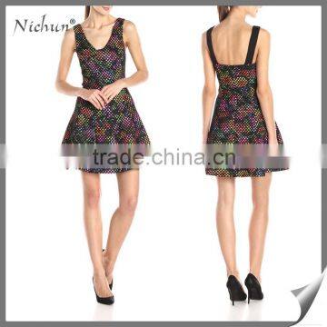 new arrival fashion one piece girls birthday party dresses