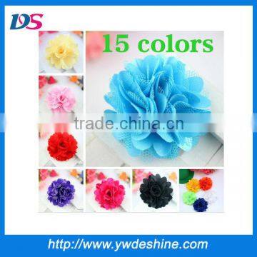 New design wholesale DIY fabric flowers for clothing H-18