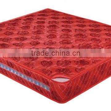 Cheap red wedding bed coconut fibre with washable foam protecter mattress-ZRB 163