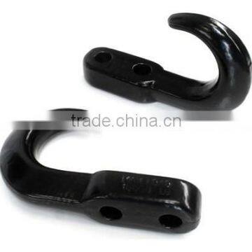 Forged Black Truck And Tractor Eye Bolt Tow Hook