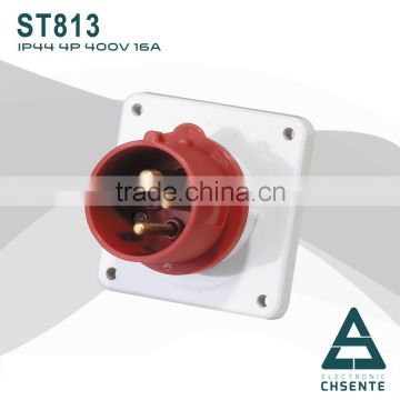 Yueqing eu Standard 4 Poles 400V Industrial Panel Mounted Plug