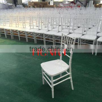 Resin chiavari plastic chair wedding chiavari chair