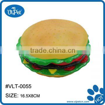 Vinyl Hamberg/Pet Food Toy for dog