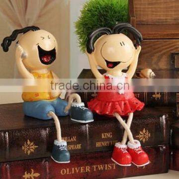 home decoration doll resin Outseam doll