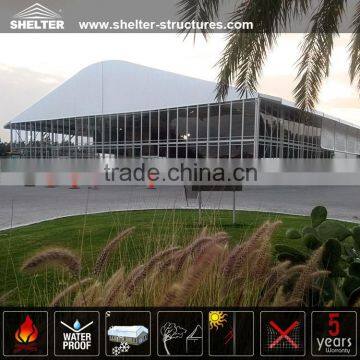 Best selling glass wall arch tent for F1 Bahrain