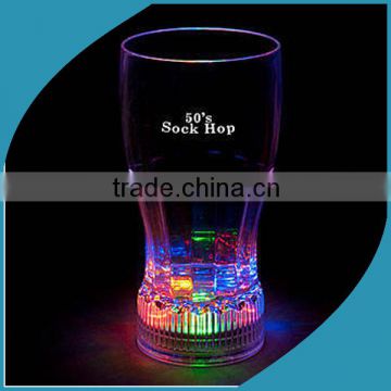 Food grade PS plastic made liquid activated color change LED cup