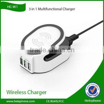 HC-W1 3 in 1 multifunctional charger wireless charger for samsung galaxy s6