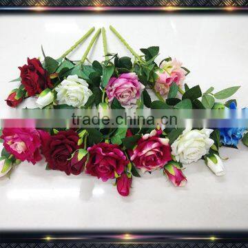 china factory high quality rose artificial flower arrangements