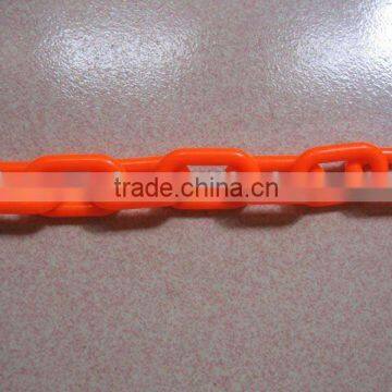 Red color plastic chain