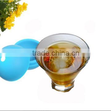 Food grade 100%Whisky silicone ice ball sphere molds