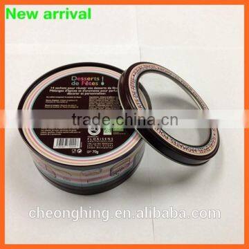 Round Tin Box With Window photo-3