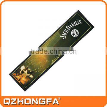 Hot jack daniels bar mat softtextile bar mat With Branded Logo