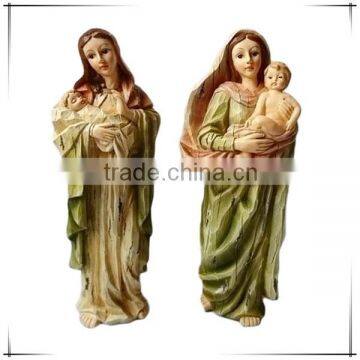 Hot sale home decorated polyresin virgin mary