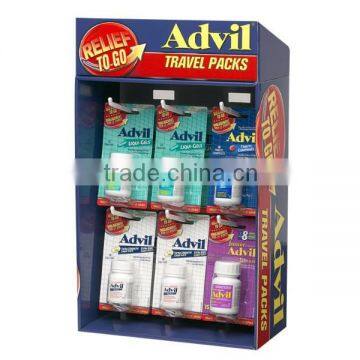 Custom Made Cardboard Counter Top Standing Display Box for Tablet/Pills
