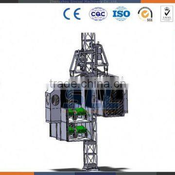 Zhengzhou Sincola portable lift for construction,rack and pinion construction hoist,sc construction hoist For sale