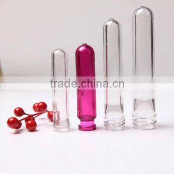 Clear PET Plastic Cosmetic Bottle Preform