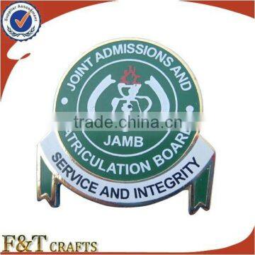 Metal Emblem Lapel Pins Metal Craft With Safety Pin