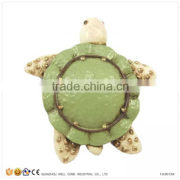 Resin Turtle Souvenir Magnets with Decorative Rivets