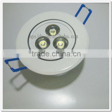 White Aluminum housing 3w led down lighting