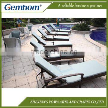 Aluminium frame outdoor wicker furniture sale
