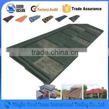 ISO-9001 certificated anti-UV light/ heat insulation roof tile/ waterproof roof shingle/corrugated roof panel