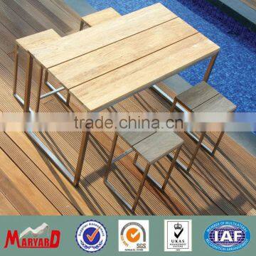 aluminum and teak bar furniture dubai