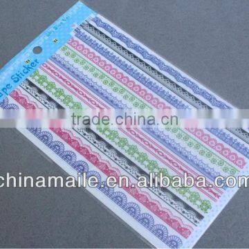 Self Adhesive Satin Felt Fabric Stickers photo-5