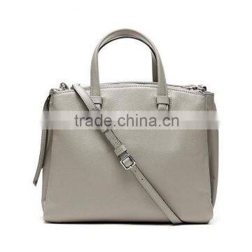 MD6002 China wholesale bags fashion plain black genuine leather handbag