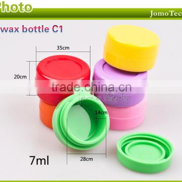 non-stick wax oil container storage jar silicone wax container accessories