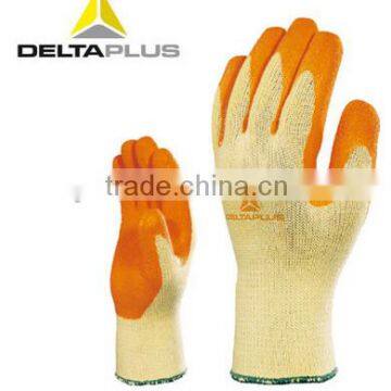 50% polyester 50% cotton with latex coating resitant-rip safety gloves