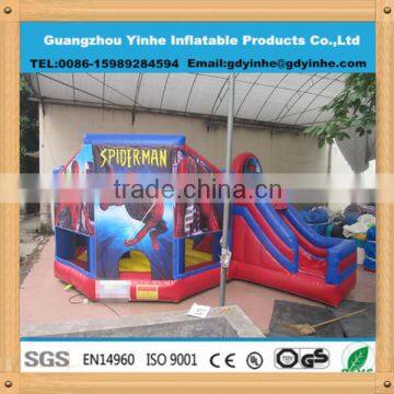 Hot Sale Inflatable Spiderman Bouncer Slide