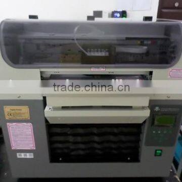 Digital Inkjet Flatbed Eco-solvent Any Color T-shirt Printer, Color no Fade photo-3