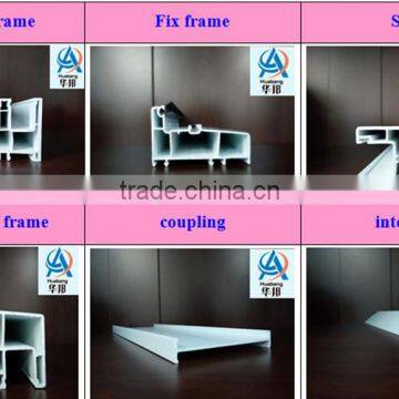 Upvc Profile for Window and Door /intergrated Frame 80 Series /huabang Pvc Plastic Profile photo-3