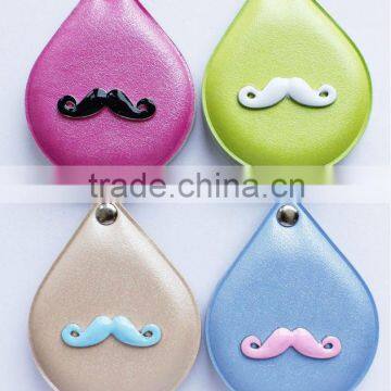 2015 New Style Pocket Flexible Cosmetic Mirror With Beard Accessories,ME314-G