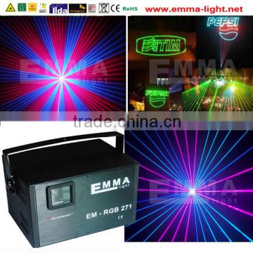 DMX+ILDA+SD+3D outdoor Multi color 5w rgb laser light/dj lights/stage light/ laser light/laser projector