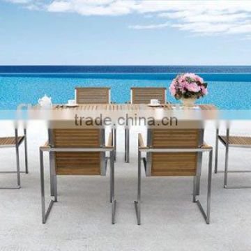 Newest type Hpl table used hotel outdoor furniture