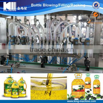 Automatic oil filling and capping machine