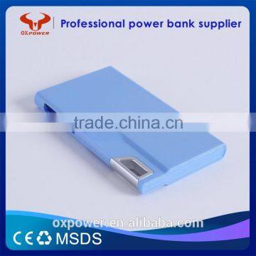 2016 Professional Factory Hot Sell Fast Charging High Capacity 4000mah Universal Portable and Slim Usb Charger Power Bank