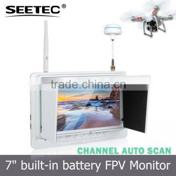 7 inch helicopter rc lcd monitor compable wih all 5.8g transmitters quadcopter camera drone
