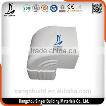 Building Materials Name Plastic K-style Large Diameter Plastic Drain Pipe Clear PVC Gutter photo-5