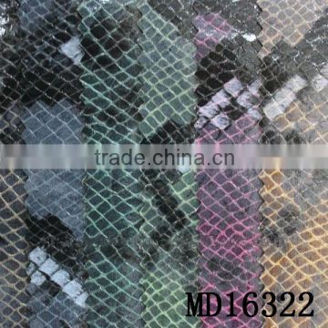 Skin Fish Leather, Glitter Material, PVC Bag Material