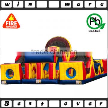 escape from alcatraz cheap adult inflatable obstacle course for sale                        
                                                                                Supplier's Choice