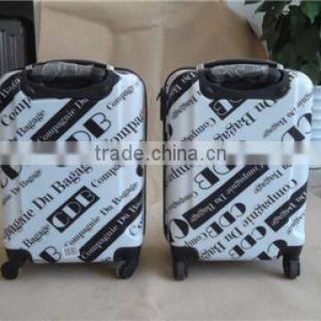 hard shell abs pc trolley luggage , travel bags