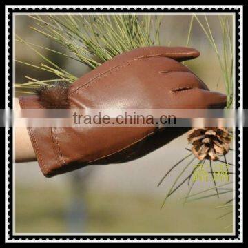 Europe and America noble style leather winter glove