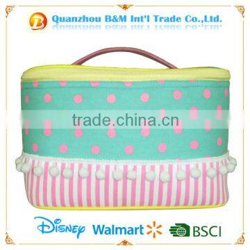 Fashionable Cosmetic bags with mirror ladies