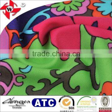 floral prints nylon spandex swimwear fabric